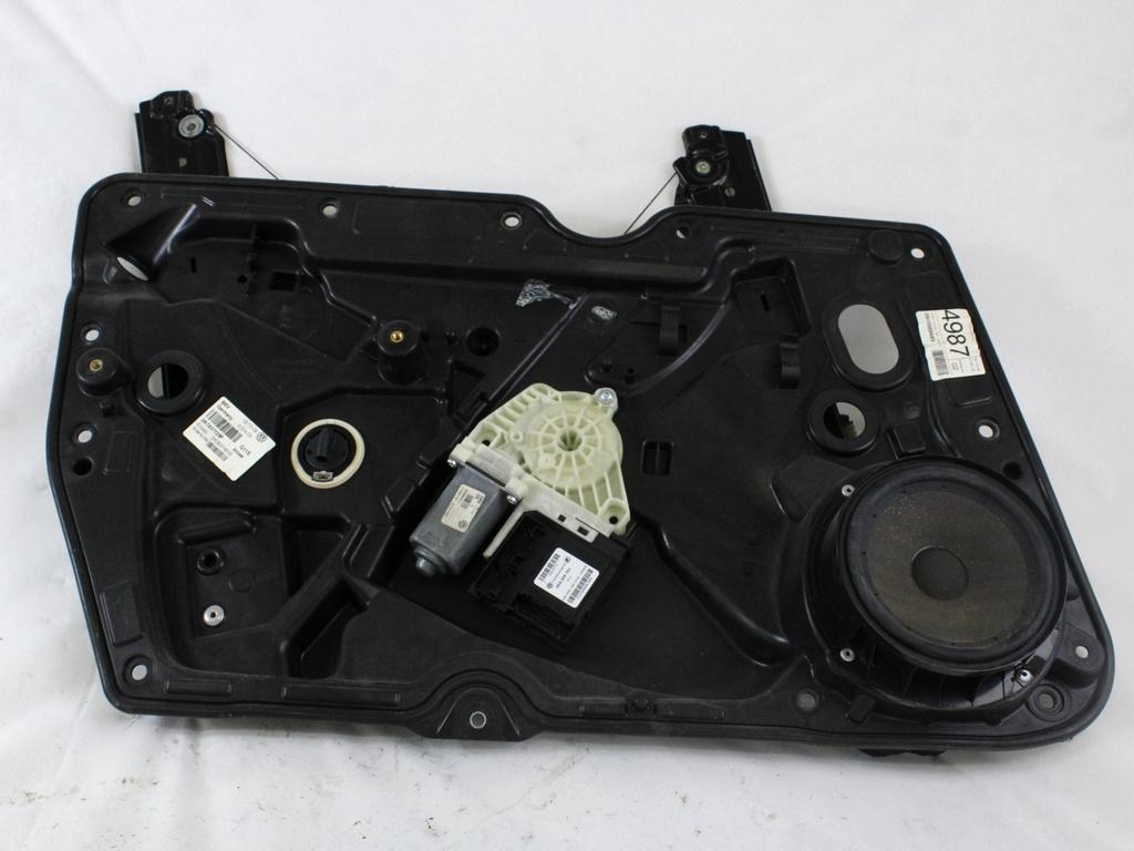 MEHANIZEM DVIGA SPREDNJIH STEKEL  OEM N. 29991 SISTEMA ALZACRISTALLO PORTA ANTERIORE ELETTR ORIGINAL REZERVNI DEL VOLKSWAGEN GOLF VI 5K1 517 AJ5 MK6 (2008-2012) BENZINA LETNIK 2009