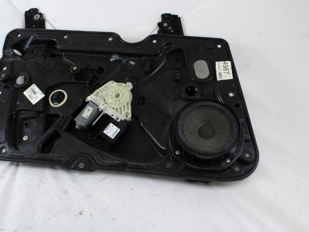 MEHANIZEM DVIGA SPREDNJIH STEKEL  OEM N. 29991 SISTEMA ALZACRISTALLO PORTA ANTERIORE ELETTR ORIGINAL REZERVNI DEL VOLKSWAGEN GOLF VI 5K1 517 AJ5 MK6 (2008-2012) BENZINA LETNIK 2009