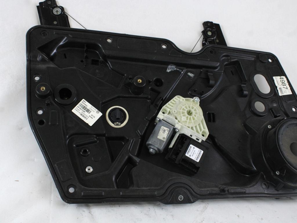 MEHANIZEM DVIGA SPREDNJIH STEKEL  OEM N. 29991 SISTEMA ALZACRISTALLO PORTA ANTERIORE ELETTR ORIGINAL REZERVNI DEL VOLKSWAGEN GOLF VI 5K1 517 AJ5 MK6 (2008-2012) BENZINA LETNIK 2009