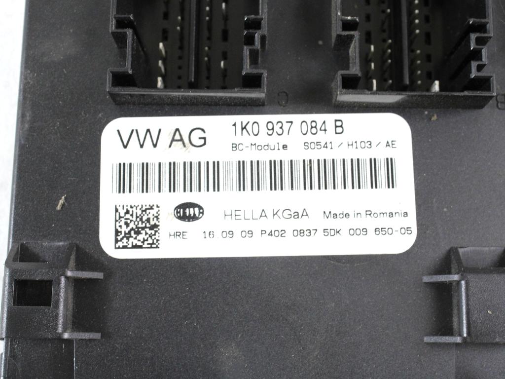 KOMPLET ODKLEPANJE IN VZIG  OEM N. 29991 KIT ACCENSIONE AVVIAMENTO ORIGINAL REZERVNI DEL VOLKSWAGEN GOLF VI 5K1 517 AJ5 MK6 (2008-2012) BENZINA LETNIK 2009