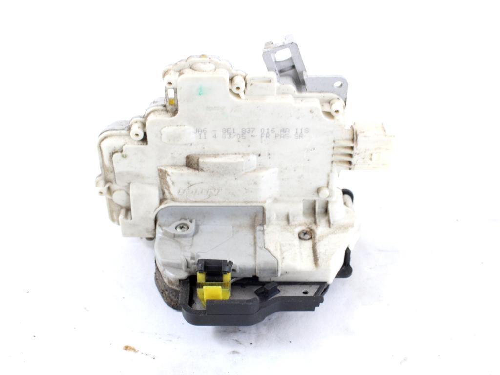 CENTRALNI ZAKLEP SPREDNJIH VRAT  OEM N. 8E1837016AA ORIGINAL REZERVNI DEL AUDI A4 B7 8EC 8ED 8HE BER/SW/CABRIO (2004 - 2007) DIESEL LETNIK 2005