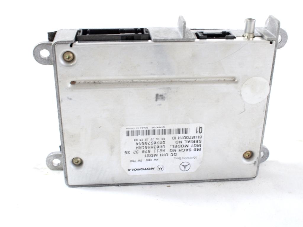 RACUNALNIK TELEFONA  OEM N. A2118703226 ORIGINAL REZERVNI DEL MERCEDES CLASSE ML W164 (2005-2008)DIESEL LETNIK 2006