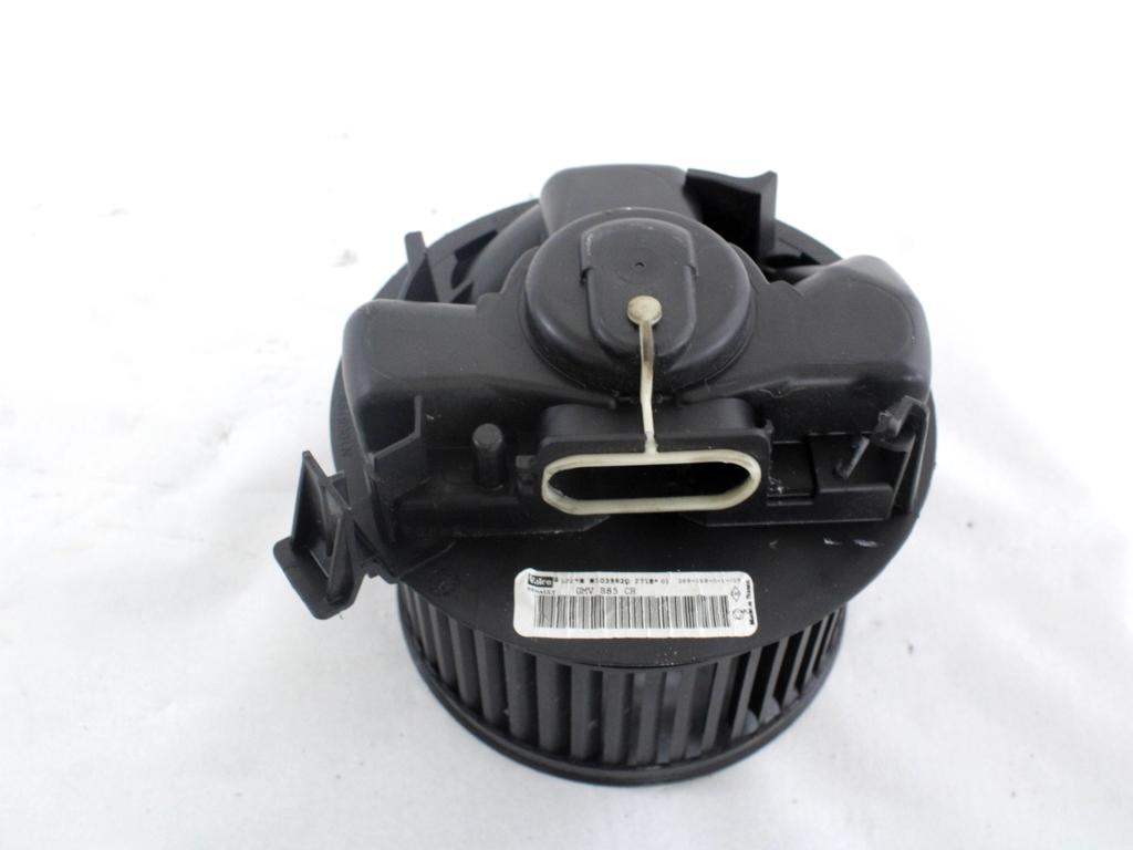 VENTILATOR  KABINE  OEM N. 7701062226 ORIGINAL REZERVNI DEL RENAULT CLIO BR0//1 CR0/1 KR0/1 MK3 R (05/2009 - 2013) BENZINA LETNIK 2010