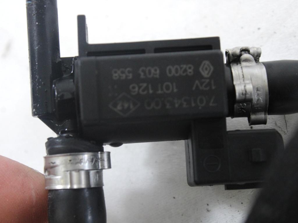 ELEKTROVENTIL  OEM N. 8200603558 ORIGINAL REZERVNI DEL RENAULT CLIO BR0//1 CR0/1 KR0/1 MK3 R (05/2009 - 2013) BENZINA LETNIK 2010