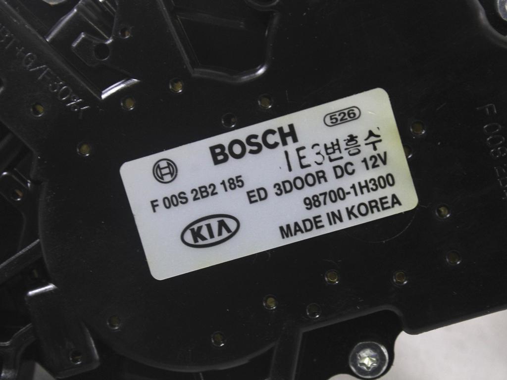 MOTORCEK ZADNJEGA BRISALCA OEM N. 98700-1H300 ORIGINAL REZERVNI DEL HYUNDAI IX35 LM EL ELH (2009 - 2015)DIESEL LETNIK 2013