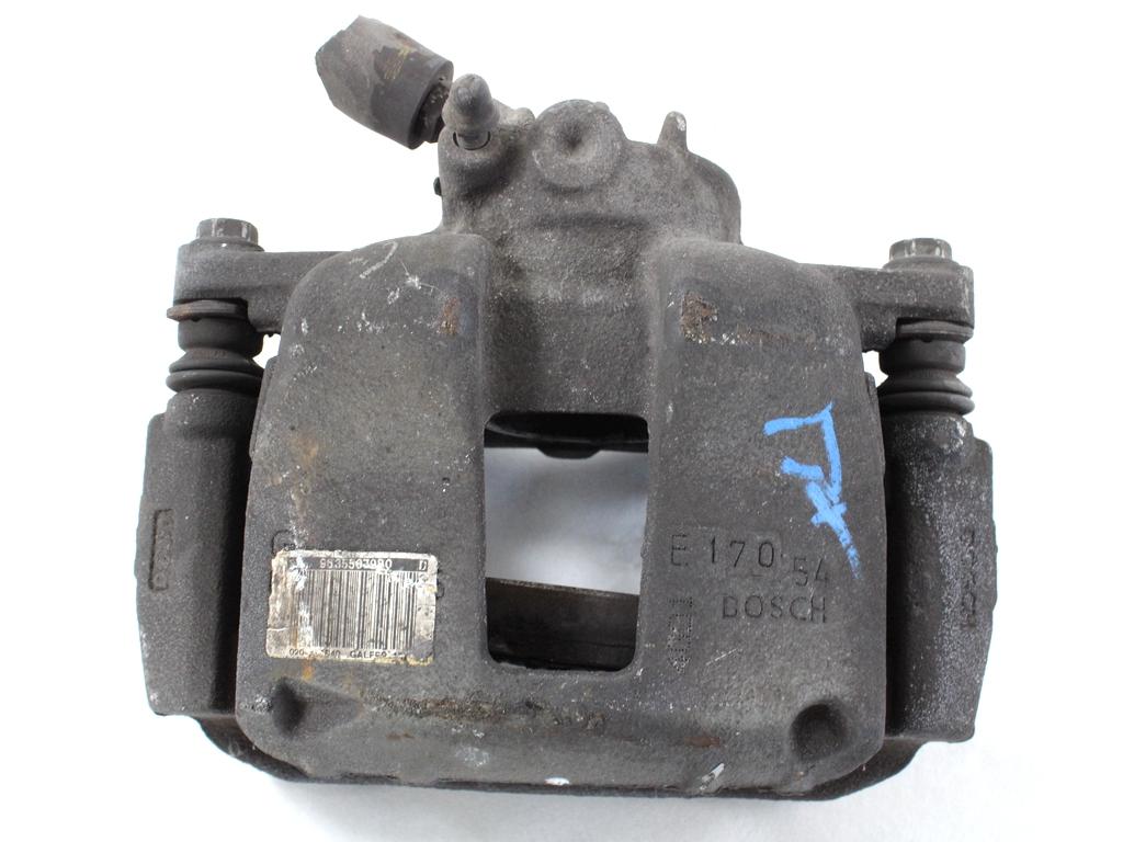 SPREDNJE DESNE ZAVORNE CELJUSTI  OEM N. 9635507980 ORIGINAL REZERVNI DEL PEUGEOT 307 3A/B/C/E/H BER/SW/CABRIO (2001 - 2009) BENZINA LETNIK 2005