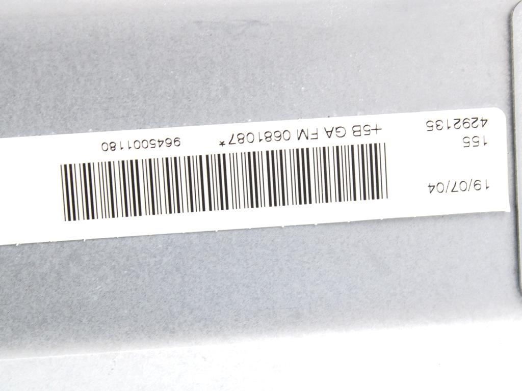 KIT AIRBAG KOMPLET OEM N. 18550 KIT AIRBAG COMPLETO ORIGINAL REZERVNI DEL PEUGEOT 307 3A/B/C/E/H BER/SW/CABRIO (2001 - 2009) BENZINA LETNIK 2005