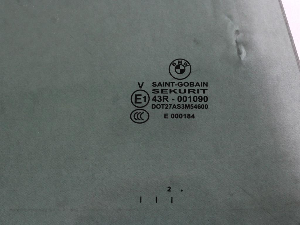 STEKLO ZADNJIH DESNIH VRAT OEM N. 51357329334 ORIGINAL REZERVNI DEL BMW X3 F25 (2010 - 2017)DIESEL LETNIK 2013