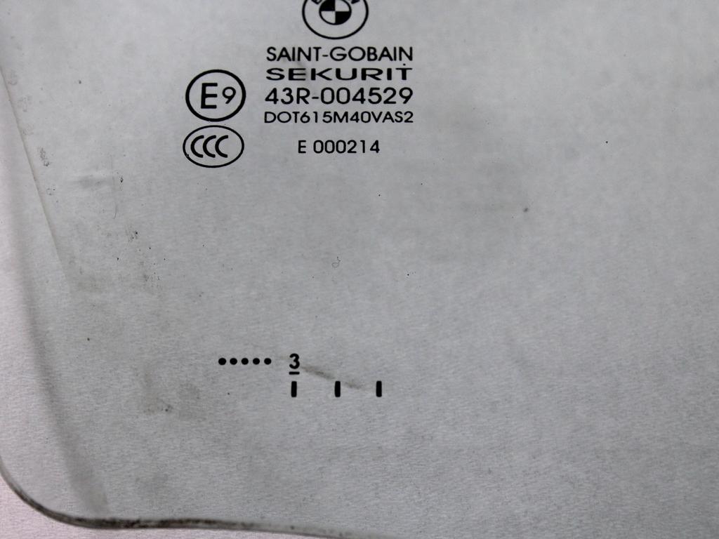 STEKLO SPREDNJIH DESNIH VRAT OEM N. 51337205850 ORIGINAL REZERVNI DEL BMW X3 F25 (2010 - 2017)DIESEL LETNIK 2013