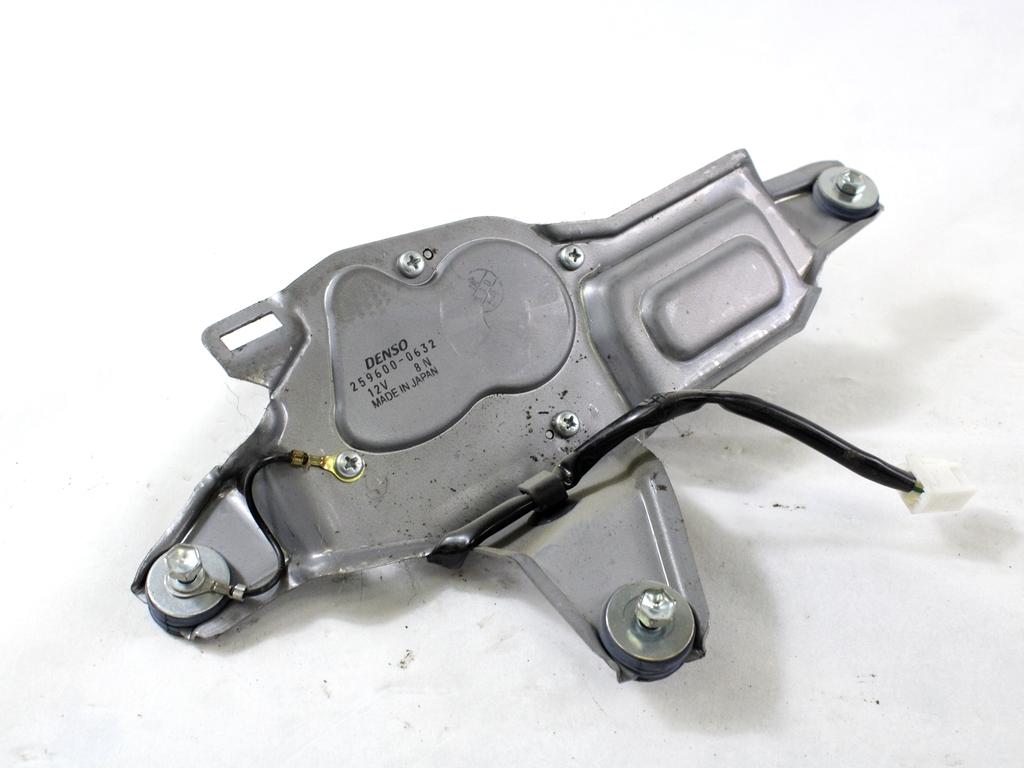 MOTORCEK ZADNJEGA BRISALCA OEM N. 259600-0632 ORIGINAL REZERVNI DEL SUZUKI GRAND VITARA JT TE TD MK2 (2006 - 2015)DIESEL LETNIK 2013