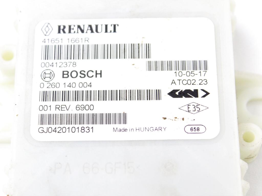 RAZNE KRMILNE ENOTE  OEM N. 416511661R ORIGINAL REZERVNI DEL DACIA DUSTER HS (2010 - 2017) DIESEL LETNIK 2010