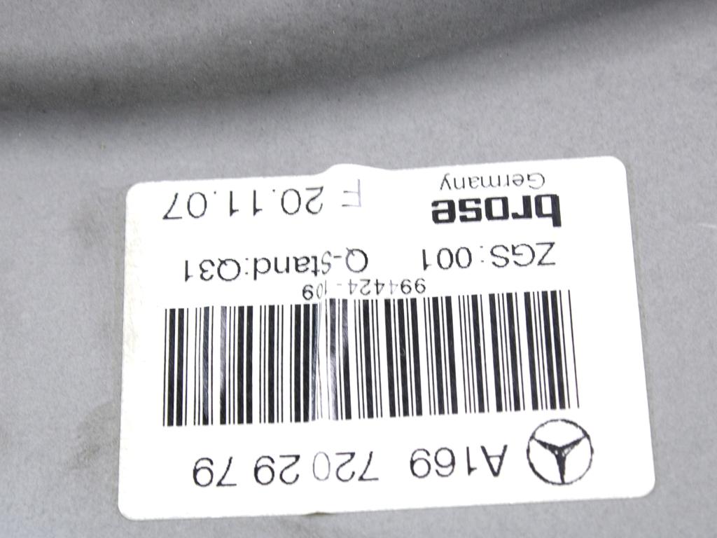 MEHANIZEM DVIGA SPREDNJIH STEKEL  OEM N. 18264 SISTEMA ALZACRISTALLO PORTA ANTERIORE ELETTR ORIGINAL REZERVNI DEL MERCEDES CLASSE A W169 5P C169 3P R (05/2008 - 2012) DIESEL LETNIK 2008