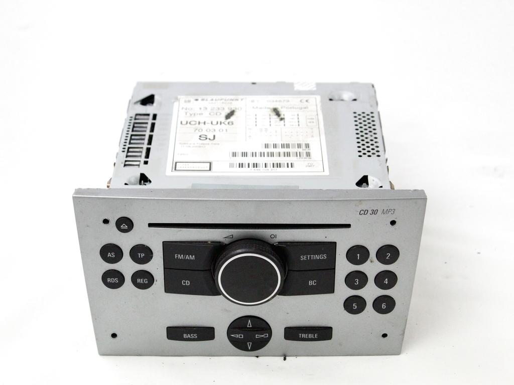 RADIO CD / OJACEVALNIK / IMETNIK HIFI OEM N. 13233930 ORIGINAL REZERVNI DEL OPEL MERIVA A X03 R (2006 - 2010) BENZINA LETNIK 2007