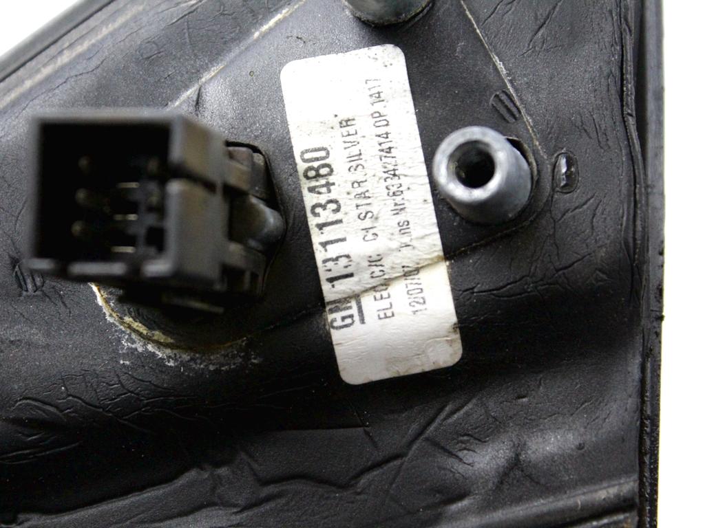 LEVO OGLEDALO OEM N. 13113480 ORIGINAL REZERVNI DEL OPEL MERIVA A X03 R (2006 - 2010) BENZINA LETNIK 2007