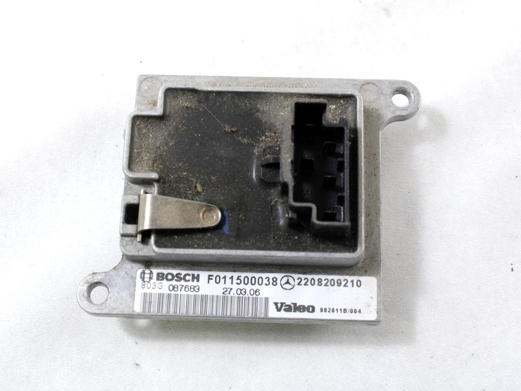 REGULATOR PREZRACEVANJA OEM N. 2208209210 ORIGINAL REZERVNI DEL MERCEDES CLASSE R W251 (2005 - 2010)DIESEL LETNIK 2007