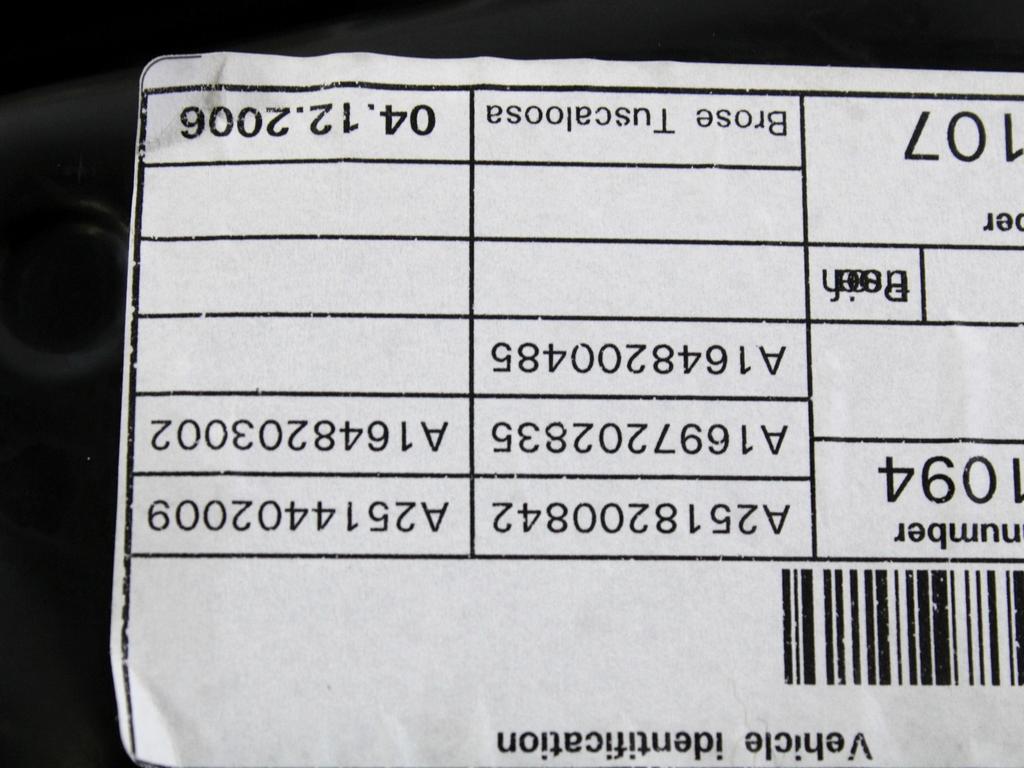 MEHANIZEM DVIGA SPREDNJIH STEKEL  OEM N. 19056 SISTEMA ALZACRISTALLO PORTA ANTERIORE ELETTR ORIGINAL REZERVNI DEL MERCEDES CLASSE R W251 (2005 - 2010)DIESEL LETNIK 2007