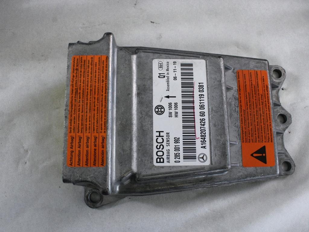 KIT AIRBAG KOMPLET OEM N. 19056 KIT AIRBAG COMPLETO ORIGINAL REZERVNI DEL MERCEDES CLASSE R W251 (2005 - 2010)DIESEL LETNIK 2007