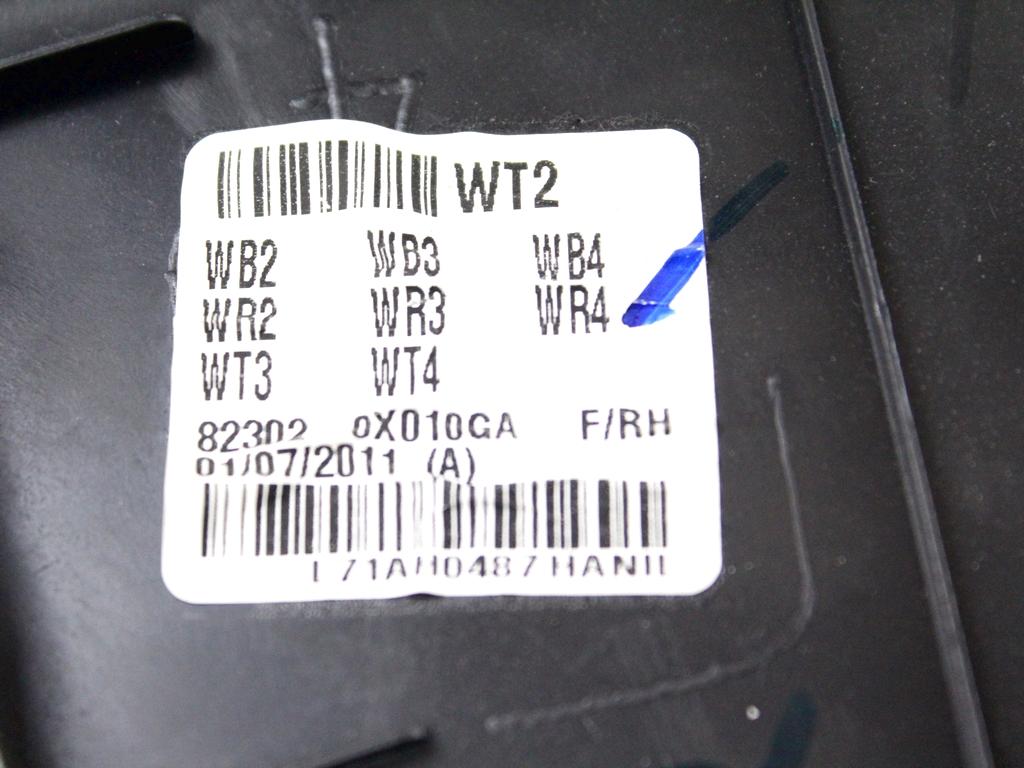 NOTRANJA OBLOGA SPREDNJIH VRAT OEM N. PNADTHYI10PAMK1RBR5P ORIGINAL REZERVNI DEL HYUNDAI I10 PA MK1 R (2010- 2013) BENZINA LETNIK 2011