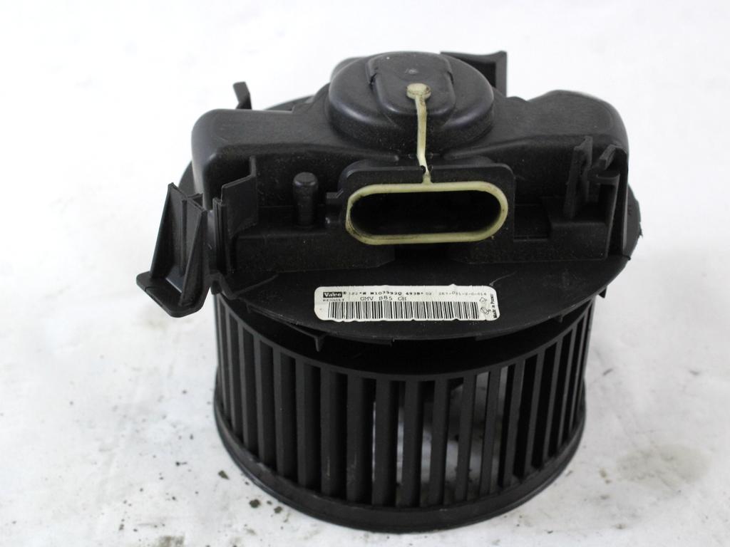 VENTILATOR  KABINE  OEM N. 7701062226 ORIGINAL REZERVNI DEL RENAULT CLIO BR0//1 CR0/1 KR0/1 MK3 R (05/2009 - 2013) BENZINA LETNIK 2012