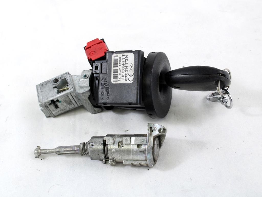 KOMPLET ODKLEPANJE IN VZIG  OEM N. 19045 KIT ACCENSIONE AVVIAMENTO ORIGINAL REZERVNI DEL RENAULT CLIO BR0//1 CR0/1 KR0/1 MK3 R (05/2009 - 2013) BENZINA LETNIK 2012