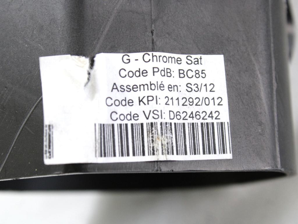 ODVOD ZRAKA OEM N. 7701068194 ORIGINAL REZERVNI DEL RENAULT CLIO BR0//1 CR0/1 KR0/1 MK3 R (05/2009 - 2013) BENZINA LETNIK 2012