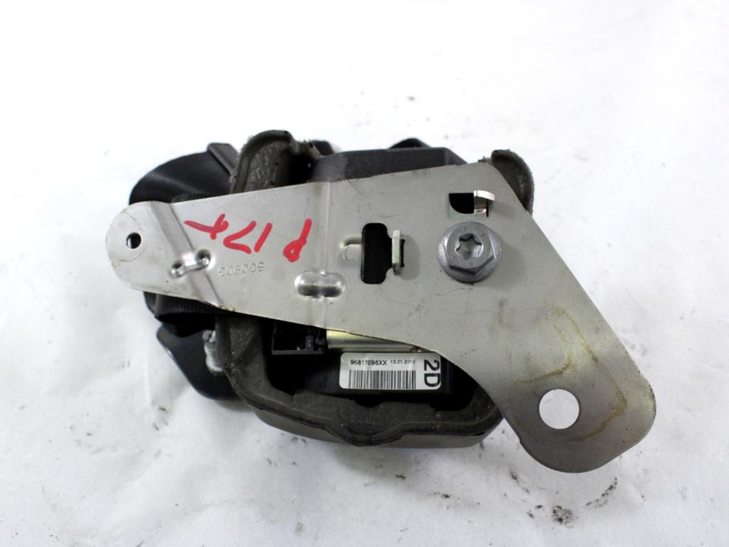 VARNOSTNI PAS OEM N. 96817096XX ORIGINAL REZERVNI DEL CITROEN C3 PICASSO MK1 (2009 - 2012) DIESEL LETNIK 2010