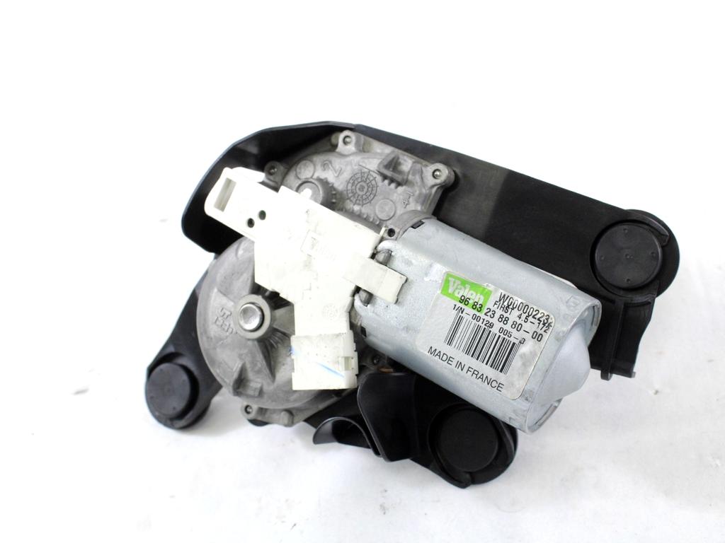 MOTORCEK ZADNJEGA BRISALCA OEM N. 9683238880 ORIGINAL REZERVNI DEL CITROEN C3 PICASSO MK1 (2009 - 2012) DIESEL LETNIK 2010