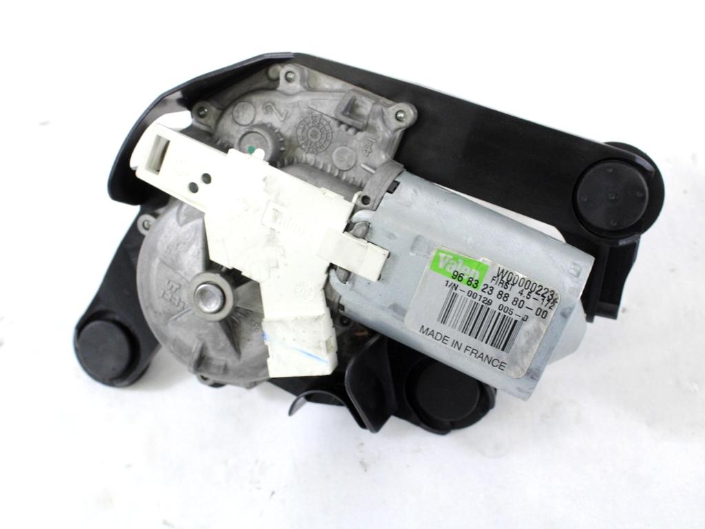 MOTORCEK ZADNJEGA BRISALCA OEM N. 9683238880 ORIGINAL REZERVNI DEL CITROEN C3 PICASSO MK1 (2009 - 2012) DIESEL LETNIK 2010