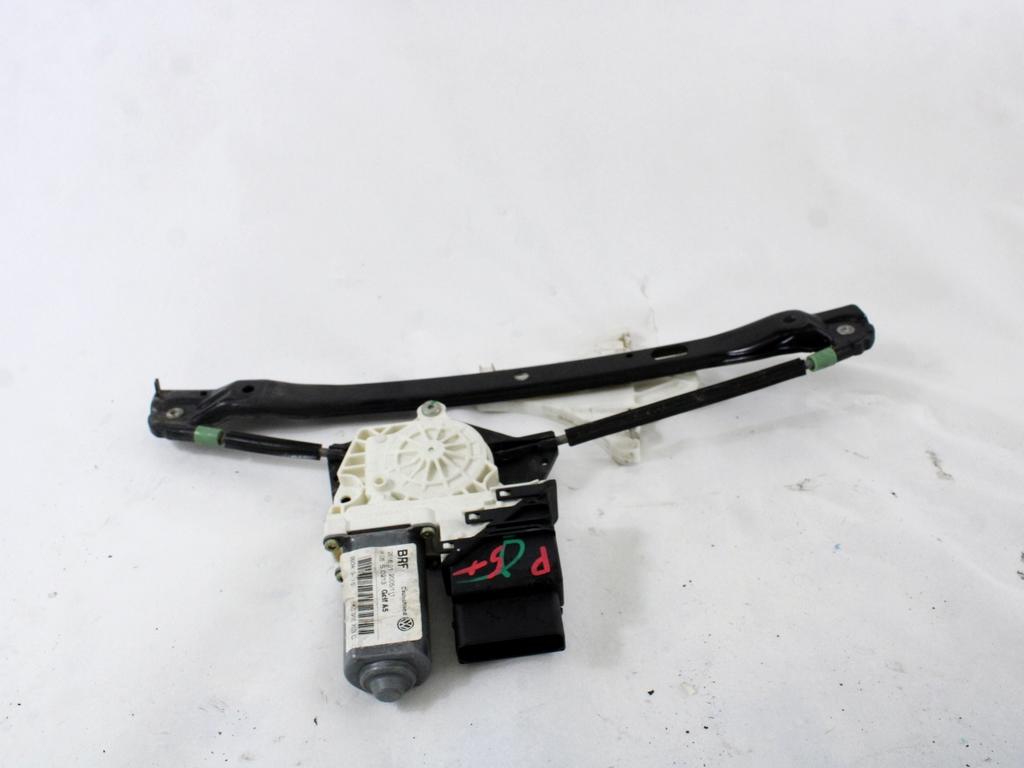 MEHANIZEM DVIGA ZADNJIH STEKEL  OEM N. 17484 SISTEMA ALZACRISTALLO PORTA POSTERIORE ELETT ORIGINAL REZERVNI DEL VOLKSWAGEN GOLF V 1K1 1K5 MK5 BER/SW (02/2004-11/2008) DIESEL LETNIK 2005