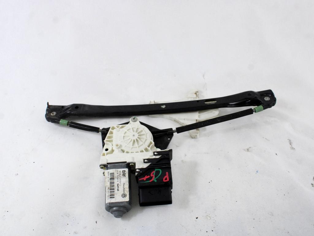 MEHANIZEM DVIGA ZADNJIH STEKEL  OEM N. 17484 SISTEMA ALZACRISTALLO PORTA POSTERIORE ELETT ORIGINAL REZERVNI DEL VOLKSWAGEN GOLF V 1K1 1K5 MK5 BER/SW (02/2004-11/2008) DIESEL LETNIK 2005