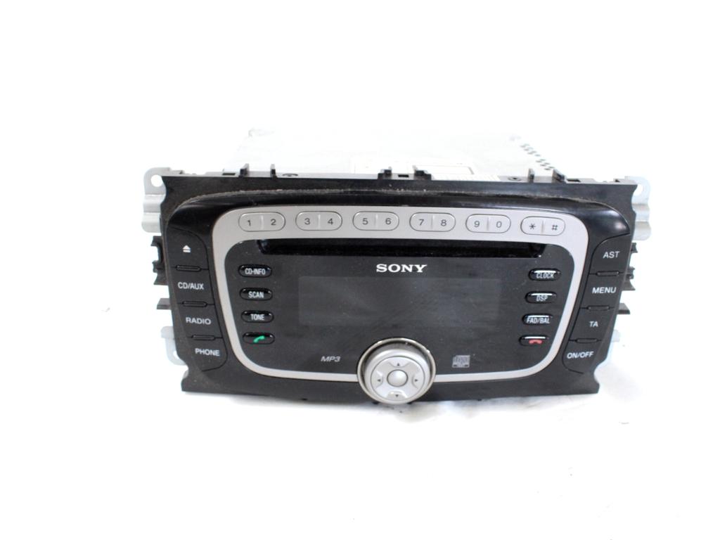 RADIO CD / OJACEVALNIK / IMETNIK HIFI OEM N. 7M5T-18C939-JD ORIGINAL REZERVNI DEL FORD FOCUS DA HCP DP MK2 BER/SW (2005 - 2008) DIESEL LETNIK 2007