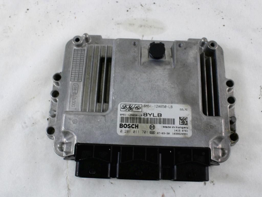 OSNOVNA KRMILNA ENOTA DDE / MODUL ZA VBRIZGAVANJE OEM N. 8M51-12A650-LB ORIGINAL REZERVNI DEL FORD FOCUS DA HCP DP MK2 BER/SW (2005 - 2008) DIESEL LETNIK 2007