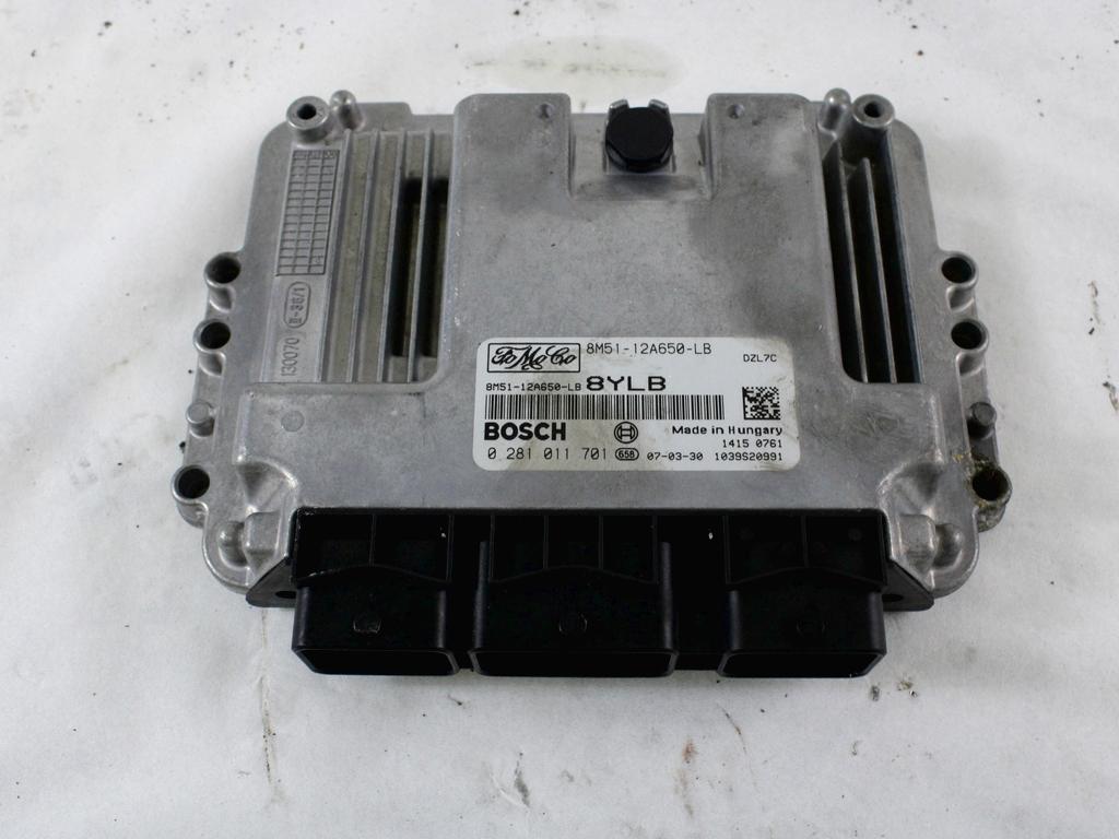 OSNOVNA KRMILNA ENOTA DDE / MODUL ZA VBRIZGAVANJE OEM N. 8M51-12A650-LB ORIGINAL REZERVNI DEL FORD FOCUS DA HCP DP MK2 BER/SW (2005 - 2008) DIESEL LETNIK 2007