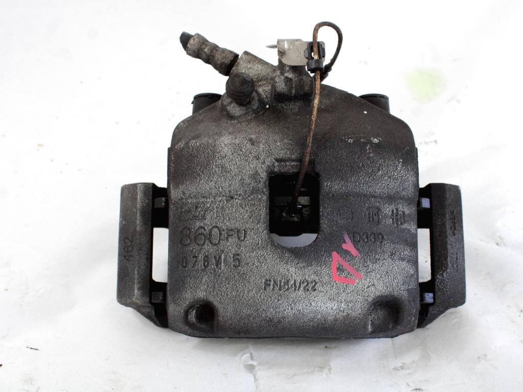 SPREDNJE DESNE ZAVORNE CELJUSTI  OEM N. 77365759 ORIGINAL REZERVNI DEL FIAT PUNTO 199 MK3 (2011 - 2017)BENZINA/GPL LETNIK 2017