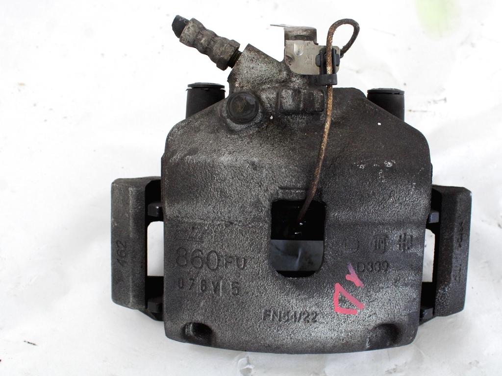 SPREDNJE DESNE ZAVORNE CELJUSTI  OEM N. 77365759 ORIGINAL REZERVNI DEL FIAT PUNTO 199 MK3 (2011 - 2017)BENZINA/GPL LETNIK 2017