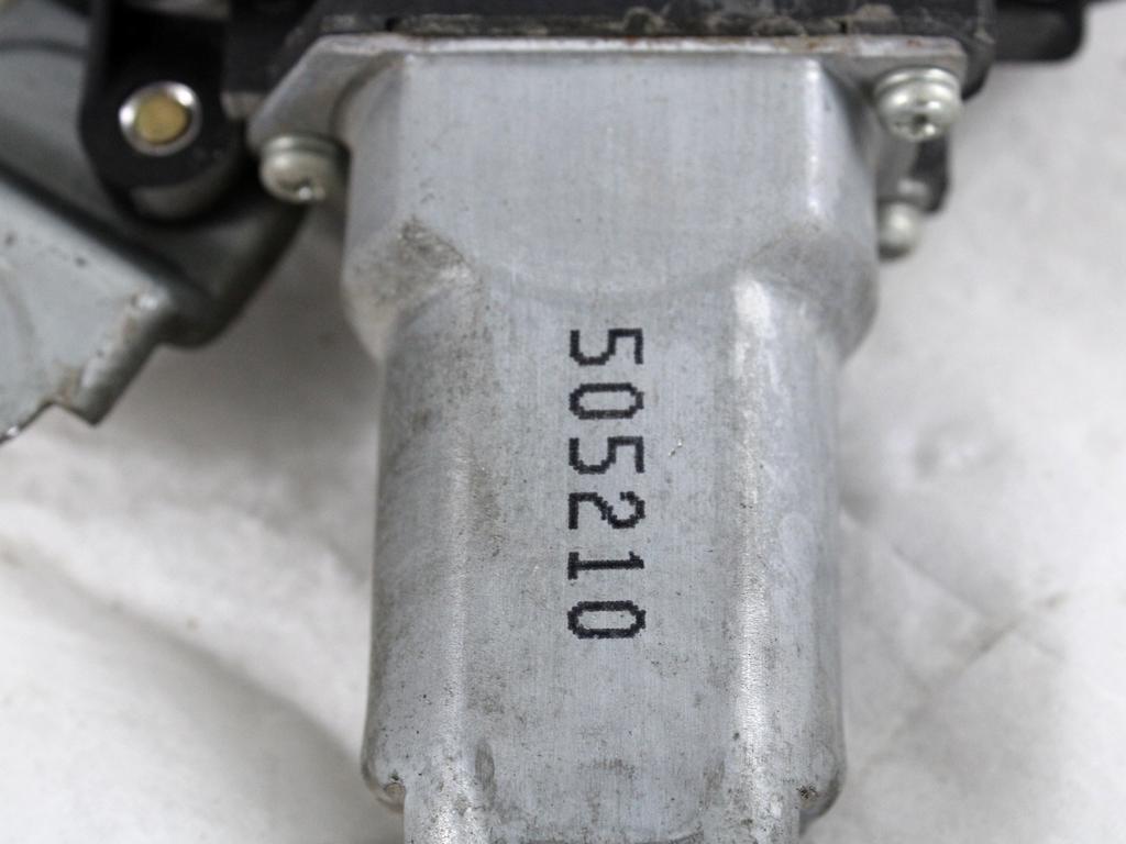 MEHANIZEM DVIGA SPREDNJIH STEKEL  OEM N. 17658 SISTEMA ALZACRISTALLO PORTA ANTERIORE ELETTR ORIGINAL REZERVNI DEL SUBARU OUTBACK BP MK3 (2003 - 2009)  BENZINA/GPL LETNIK 2006