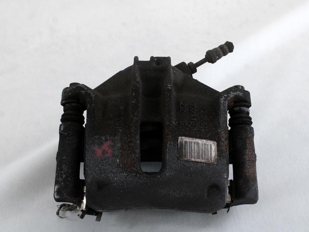 SPREDNJE LEVE ZAVORNE CELJUSTI  OEM N. 9683839980 ORIGINAL REZERVNI DEL PEUGEOT 207 / 207 CC WA WC WD WK (2006 - 05/2009) BENZINA/GPL LETNIK 2009