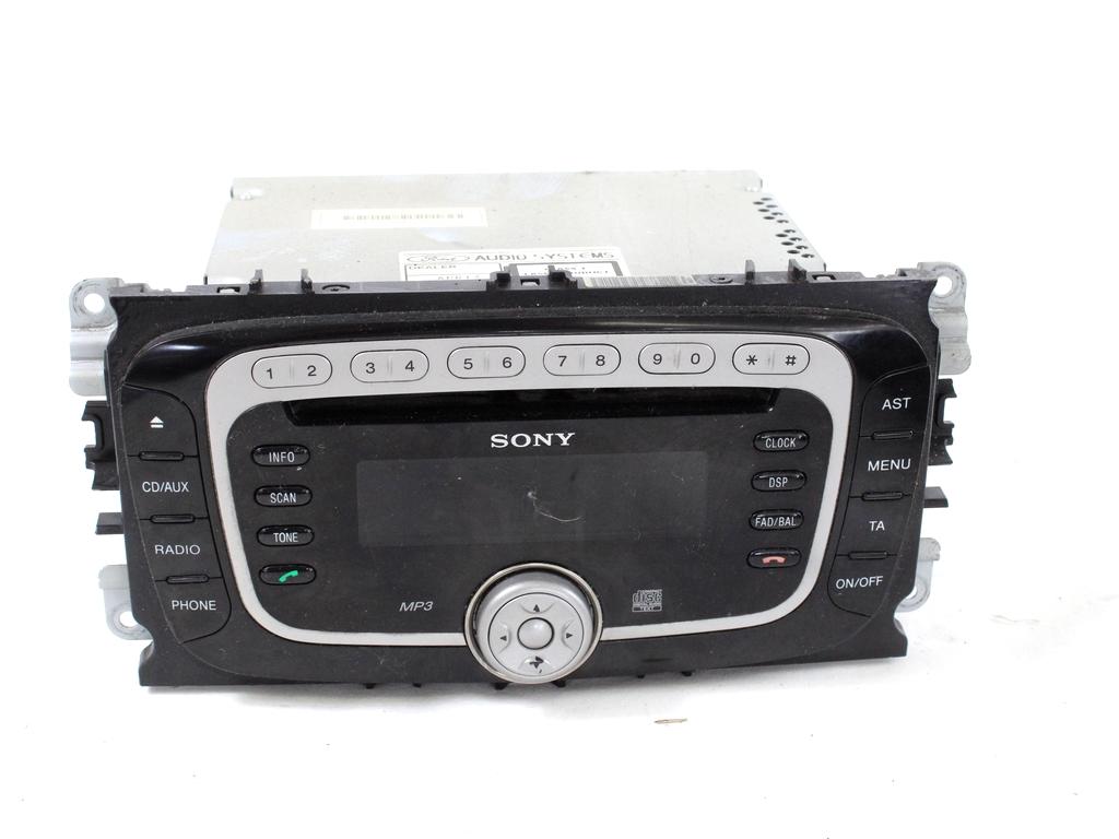 RADIO CD / OJACEVALNIK / IMETNIK HIFI OEM N. 7M5T-18C939-EA ORIGINAL REZERVNI DEL FORD FOCUS DA HCP DP MK2 R BER/SW (2008 - 2011) DIESEL LETNIK 2008