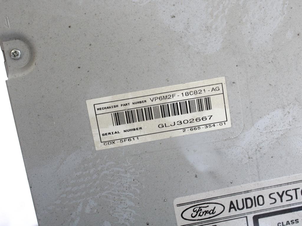 RADIO CD / OJACEVALNIK / IMETNIK HIFI OEM N. 7M5T-18C939-EA ORIGINAL REZERVNI DEL FORD FOCUS DA HCP DP MK2 R BER/SW (2008 - 2011) DIESEL LETNIK 2008