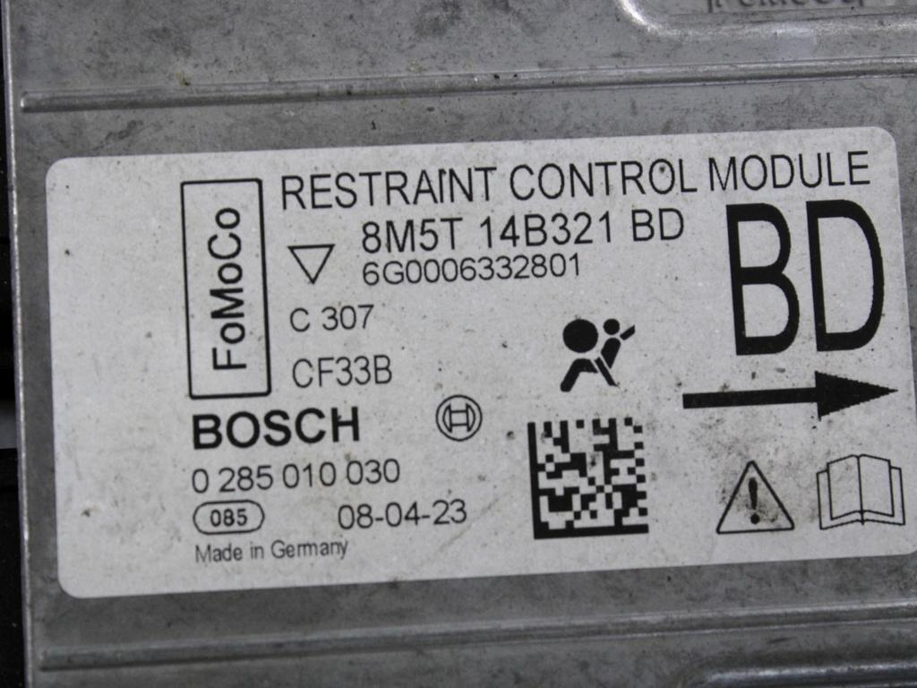 KIT AIRBAG KOMPLET OEM N. 18936 KIT AIRBAG COMPLETO ORIGINAL REZERVNI DEL FORD FOCUS DA HCP DP MK2 R BER/SW (2008 - 2011) DIESEL LETNIK 2008