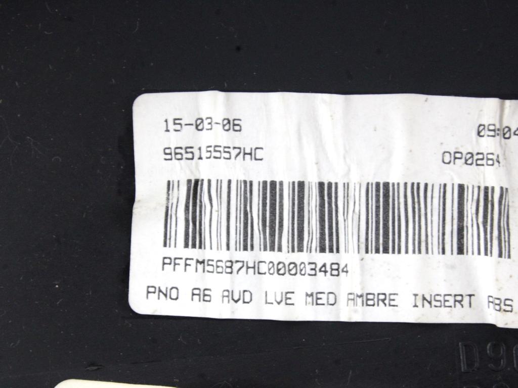 NOTRANJA OBLOGA SPREDNJIH VRAT OEM N. PNADTCTC2BR3P ORIGINAL REZERVNI DEL CITROEN C2 (2004 - 2009) DIESEL LETNIK 2006