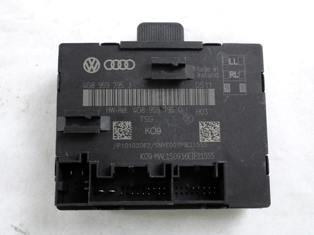 RACUNALNIK VRAT IN STEKEL OEM N. 4G8959795J ORIGINAL REZERVNI DEL AUDI A6 C7 BER/SW/ALLROAD (2011 - 2018)DIESEL LETNIK 2017