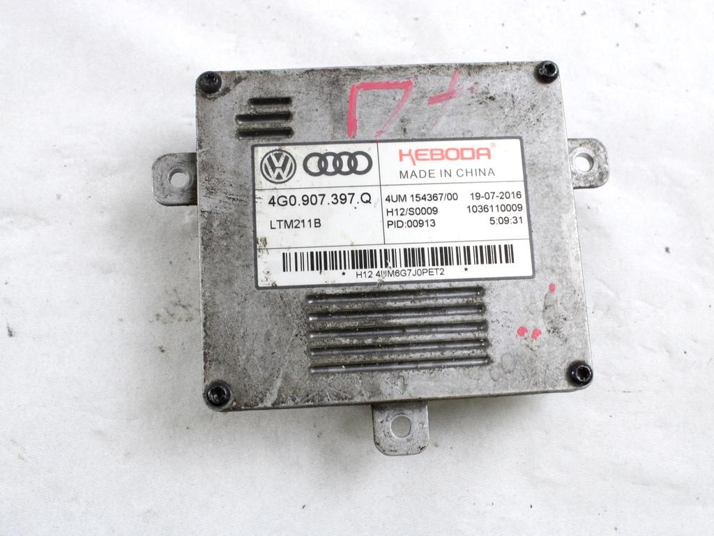 4G0907397Q CENTRALINA FARO LED AUDI A6 C7 SW 2.0 D 140KW AUT 5P (2017) RICAMBIO USATO