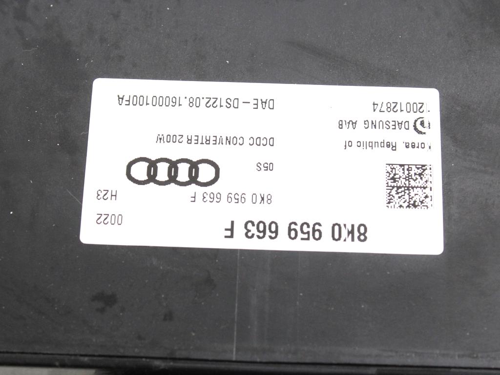 RAZNE KRMILNE ENOTE  OEM N. 8K0959663F ORIGINAL REZERVNI DEL AUDI A6 C7 BER/SW/ALLROAD (2011 - 2018)DIESEL LETNIK 2017