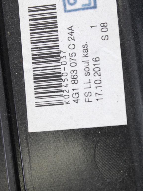 MONTA?NI DELI /  ARMATURNE PLOSCE SPODNJI OEM N. 4G1863075C24A ORIGINAL REZERVNI DEL AUDI A6 C7 BER/SW/ALLROAD (2011 - 2018)DIESEL LETNIK 2017