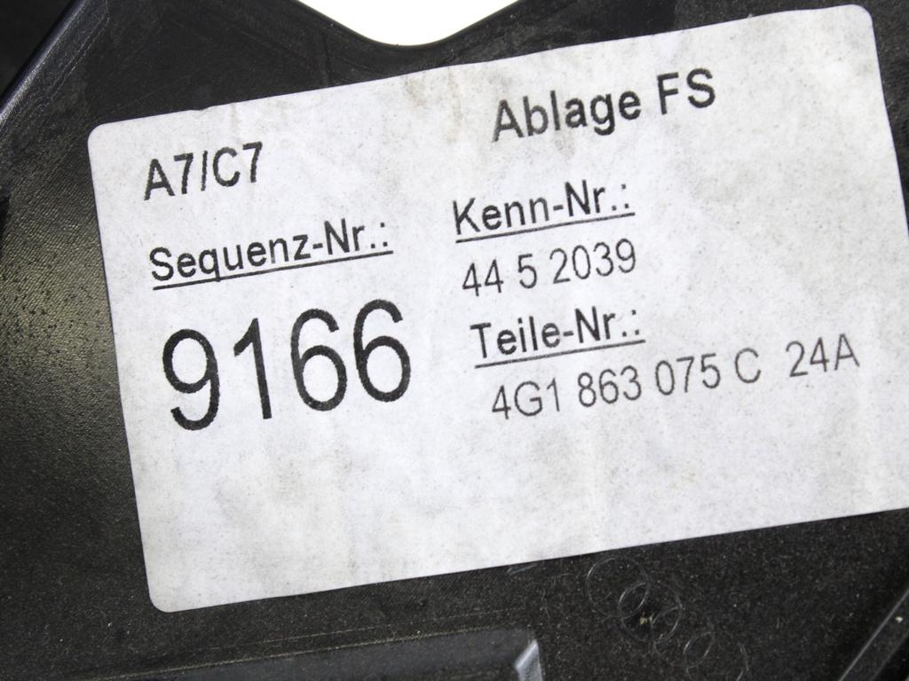 MONTA?NI DELI /  ARMATURNE PLOSCE SPODNJI OEM N. 4G1863075C24A ORIGINAL REZERVNI DEL AUDI A6 C7 BER/SW/ALLROAD (2011 - 2018)DIESEL LETNIK 2017