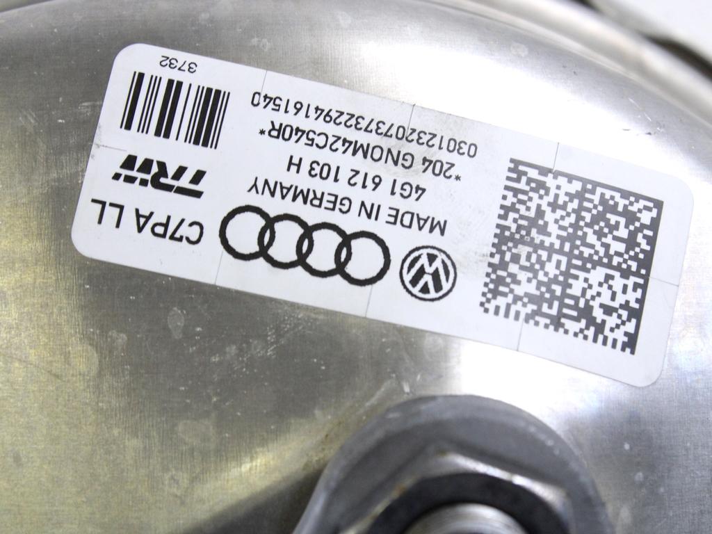 SERVO OJACEVALNIK ZAVOR S PUMPO OEM N. 4G1612103H ORIGINAL REZERVNI DEL AUDI A6 C7 BER/SW/ALLROAD (2011 - 2018)DIESEL LETNIK 2017