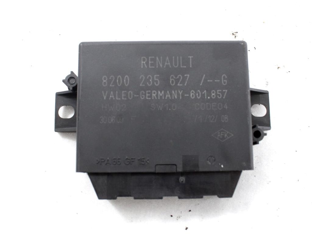 ECU PARKIRNI SENZORJI OEM N. 8200235627 ORIGINAL REZERVNI DEL RENAULT MODUS F/JP0 R (2008 - 09/2013) BENZINA LETNIK 2009