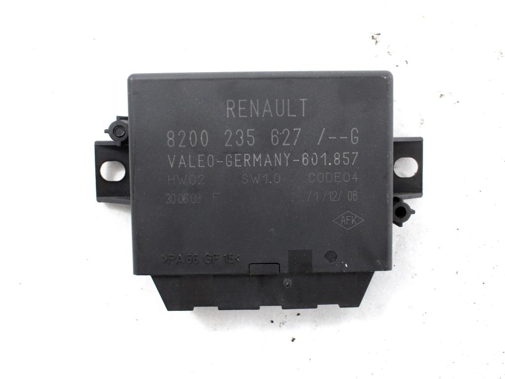 ECU PARKIRNI SENZORJI OEM N. 8200235627 ORIGINAL REZERVNI DEL RENAULT MODUS F/JP0 R (2008 - 09/2013) BENZINA LETNIK 2009