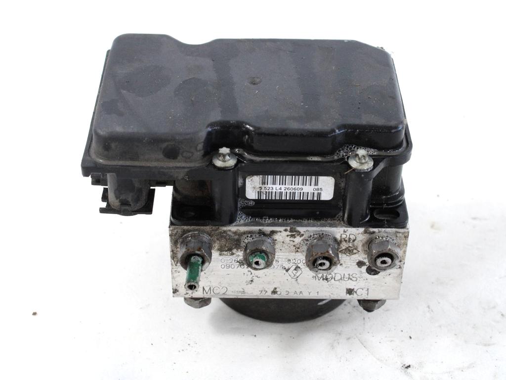 ABS AGREGAT S PUMPO OEM N. 8200747138 ORIGINAL REZERVNI DEL RENAULT MODUS F/JP0 R (2008 - 09/2013) BENZINA LETNIK 2009